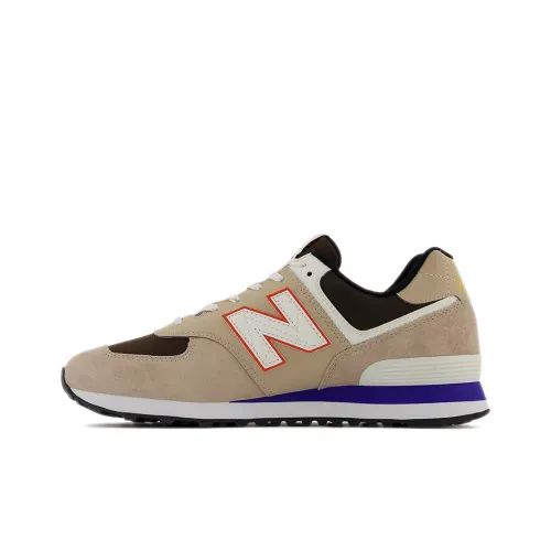 New Balance NB 574 Low Топ Тренировочные Беговые Кроссовки Мужские Коричневые