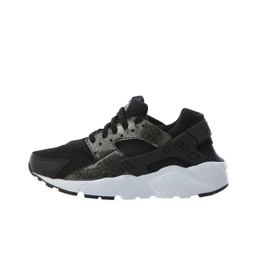 Nike Шок Absorbing Противоскользящий Износостойкий Дышащий и Легкий Низкий Топ Беговые кроссовки GS Черный Золотой Белый