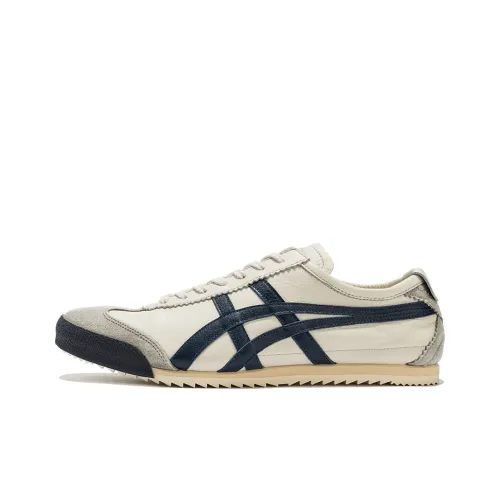 Onitsuka Tiger MEXICO 66 Легкий Низкий Топ Повседневная Обувь Унисекс Белый Синий