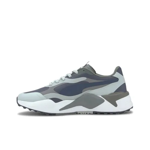 PUMA RS г Shock Absorbers Slip-Resistant Low Top Беговые кроссовки Мужские Серые