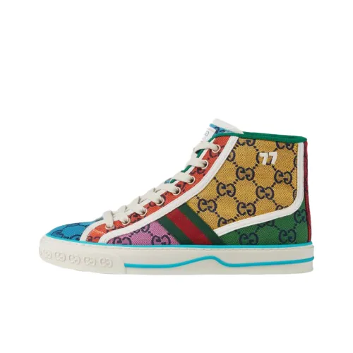 GUCCI Tennis 1977 Кеды Высокие Топы Женские
