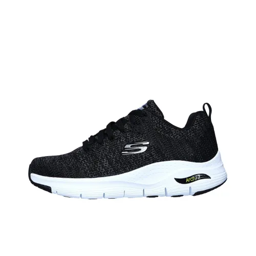 Skechers Arch Fit Низкие Кроссовки Спортивные Мужские Черные