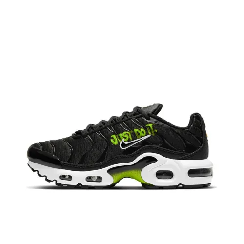 Nike Air Max Plus Low Топ Беговые кроссовки GS Черный Зеленый