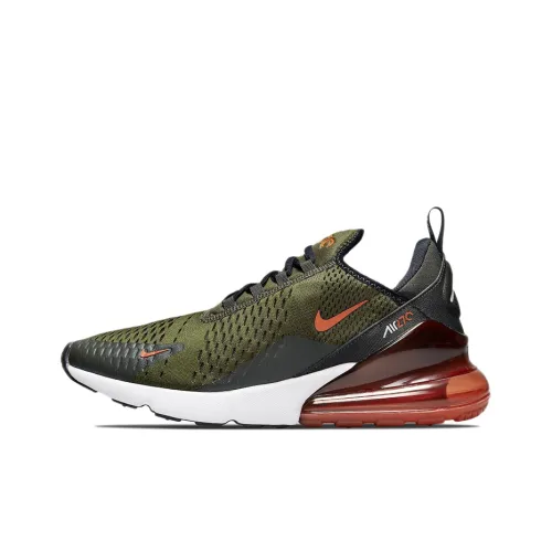 Nike Air Max 270 Low Беговые кроссовки Мужские Оливково-зеленые
