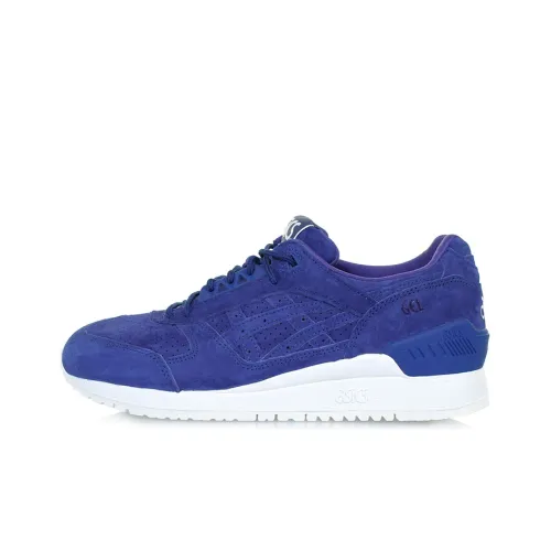 Asics Гель Respector Low Топ Повседневные Беговые Кроссовки Мужские Синие