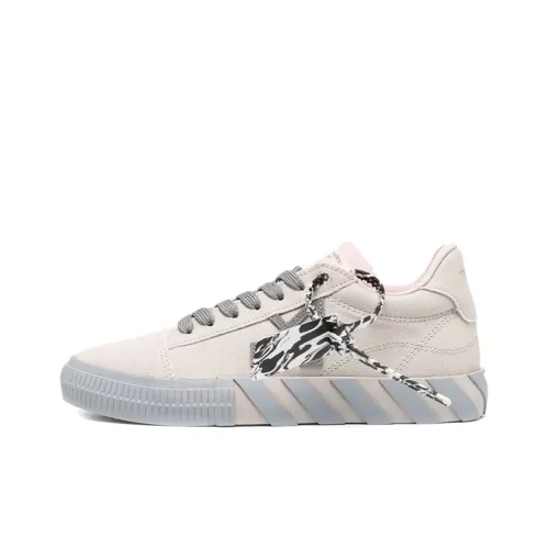 OFF Белый Vulcanized Low Top Женские Кеды