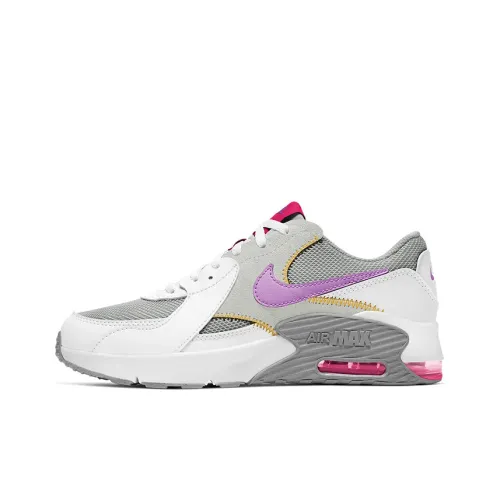 Nike Air Max Excee Low Беговые кроссовки GS Белый Серый Фиолетовый