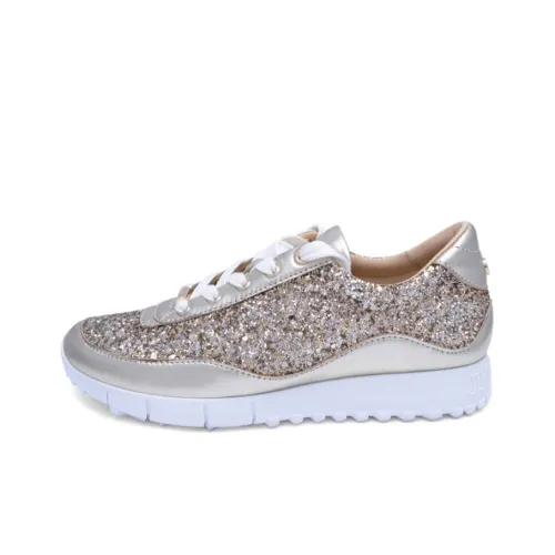 Jimmy Choo Monza Osao Low Топ Повседневная обувь Женская Золотая