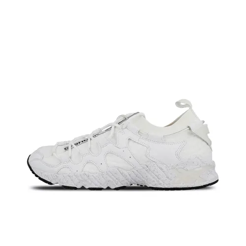 Asics Gel MAI Устойчивый к абразиву Низкий Топ Беговые кроссовки Мужские Белые