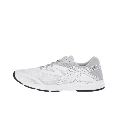 Asics Amplica Износостойкие Дышащие Низкие Беговые кроссовки Мужские Серый Белый