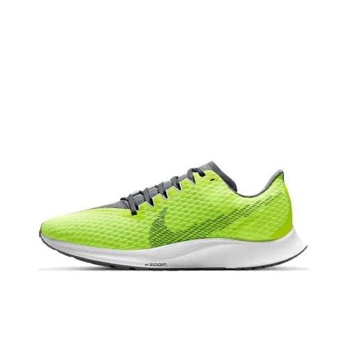 Nike Zoom Rival Fly 2 Амортизация Дышащий Легкий Устойчивый к истиранию Противоскользящий Низкий Топ Беговые кроссовки