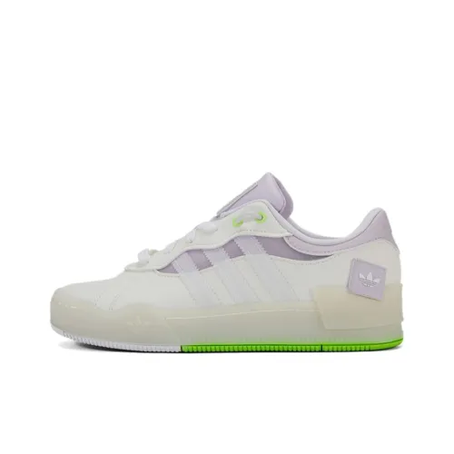 Adidas Originals Rey Galle Slip Resistant Abrasion Resistant Низкие Кроссовки для скейтбординга Женские Белые Фиолетовые