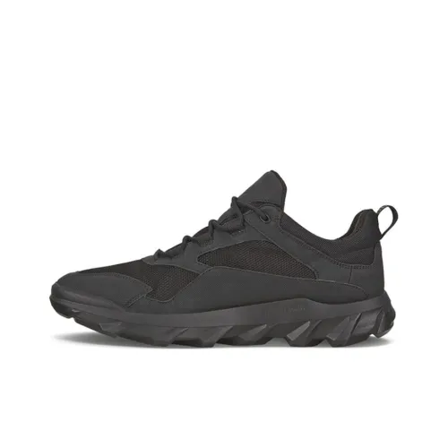Ecco Drive Slip-Resistant Waterproof Low-Top Casual Shoes Men's Black Ecco Drive Противоскользящая водонепроницаемая низкая повседневная обувь мужская черная