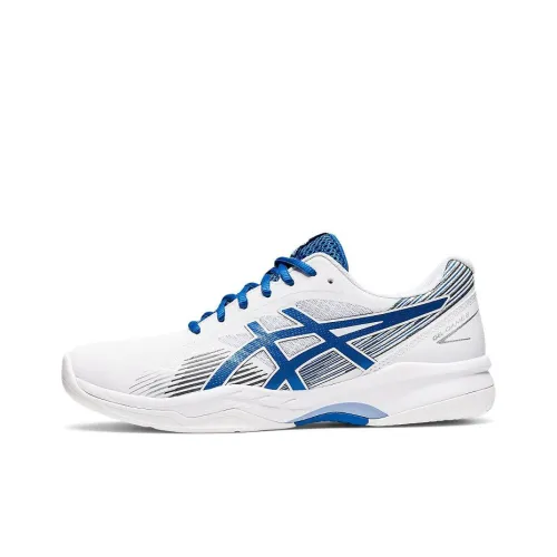 Asics Gel Game 8 Low Топ Теннисные Кроссовки Мужские Белые Синие