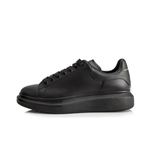 Alexander McQueen Oversized Sneaker Low Топ Стильные Скейтбординги Мужской Черный