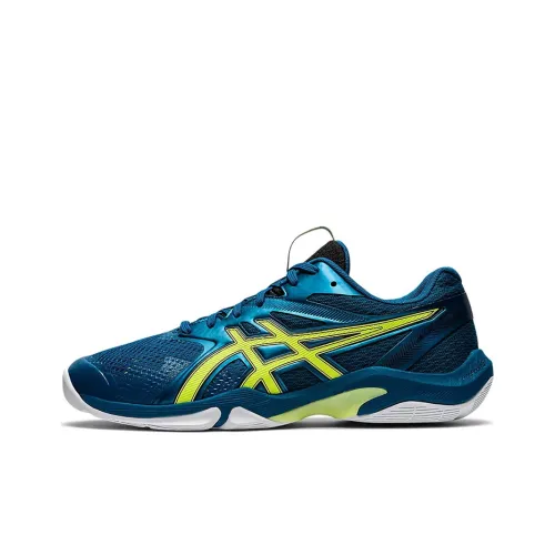 Asics Gel Blade 8 Low Top Беговые кроссовки Мужские Темно-синий Желтый