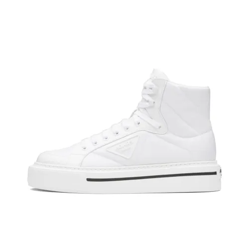 PRADA Macro Стильные Скейтбординги Мужской Белый