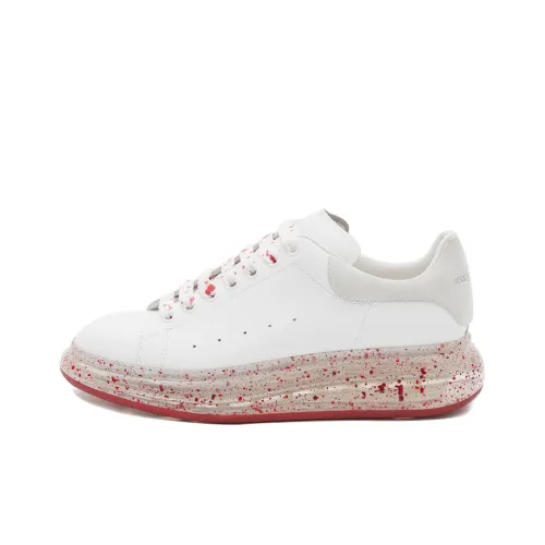 Alexander McQueen Oversized Sneaker Low Топ Стильные Скейтбординги Мужской Белый