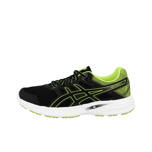 Asics Гель Excite 5 Low Топ Беговые кроссовки Мужские Черные Зеленые