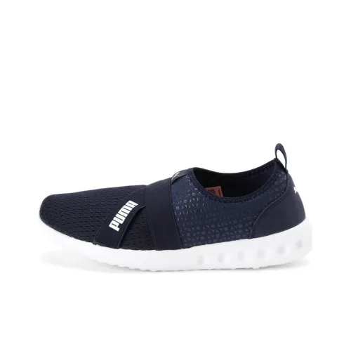 PUMA Dwane Cario Slip On Low Топ Беговые кроссовки Женские Синий Черный