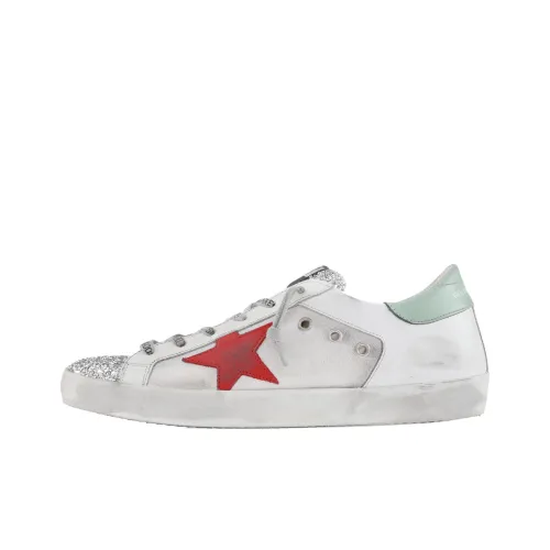 Golden Goose Супер Звезда Low Топ Кроссовки для скейтбординга Женские Белые