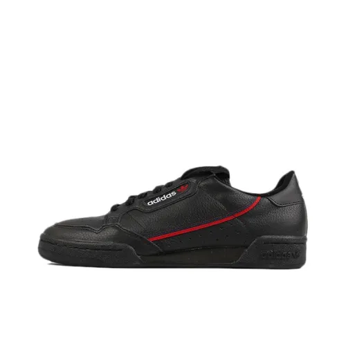 Adidas Originals Continental 80 Slip-on Устойчивая Амортизация с Ударопрочностью Низкий Топ Скейтборд Кроссовки Унисекс Черный