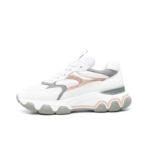 HOGAN Hyperactive Low Топ Беговые кроссовки Женские Белые