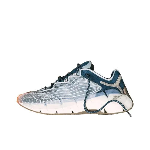 END. Совместный выпуск с Reebok Zig Kinetica 2 'Jupiter Low Top Casual Men's Gray Blue