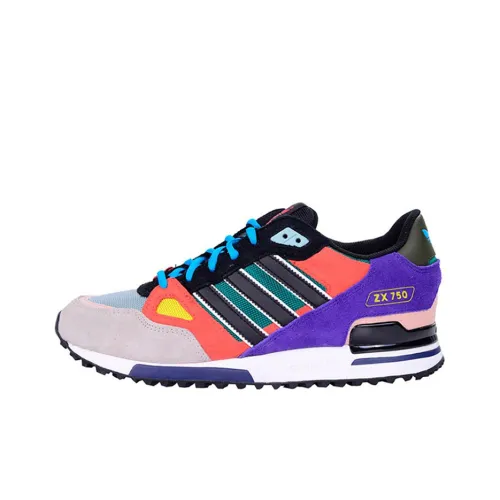 Adidas Originals ZX 750 Low Топ Повседневный Унисекс Многоцветный