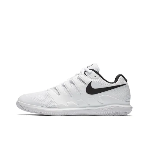 Nike Vapor X Court Air Zoom Shock Absorbers Slip-Resistant Low Top Tennis Shoes Men's Black White