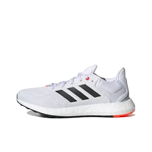 Adidas Pure Boost 21 Амортизация Поддержка Низкий Топ Беговые кроссовки Унисекс Белый