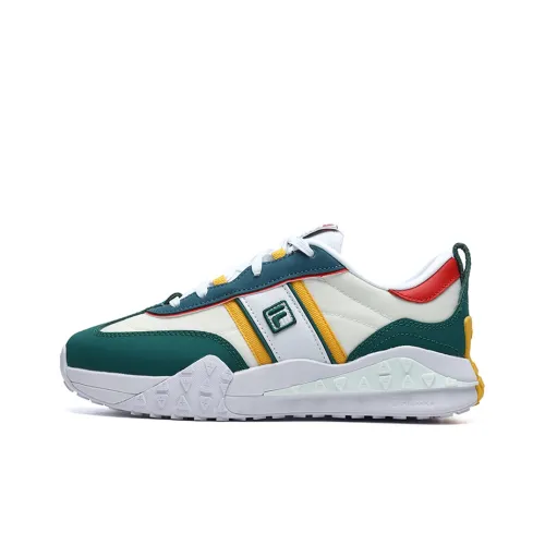 FILA Кирпич Низкий Топ Повседневный Женские Белый Зеленый