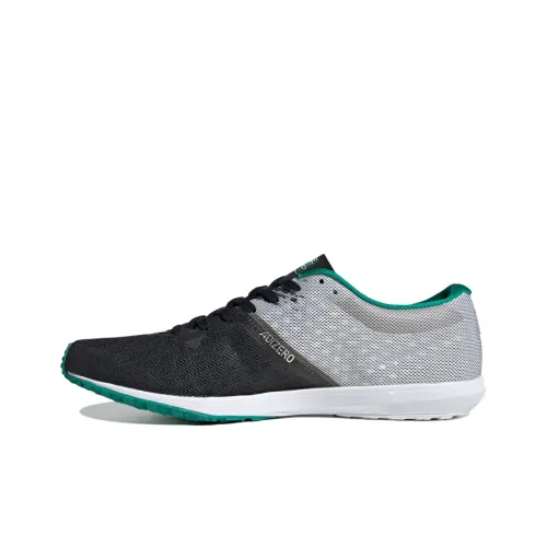 Adidas Adizero Bekoji Устойчивый к истиранию Низкий Топ Марафон Беговые кроссовки Мужские Черный Зеленый