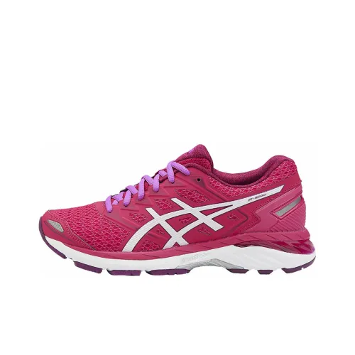 ASICS GT 3000 5 Устойчивый к истиранию Дышащие Низкие Кроссовки для Бега Женские Розовые D Ширина