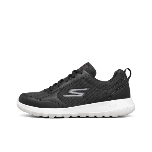 Skechers GO WALK Ma Abrasion Resistant Низкий Топ Беговые кроссовки Мужские Черные