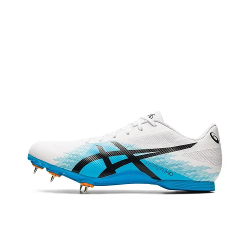 ASICS Hyper Sprint 7 Устойчивые к истиранию низкие беговые кроссовки унисекс белые и синие