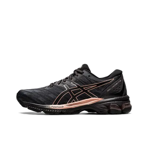 Asics Gel Jadeite Low Top Беговые кроссовки Женские Черный Розовый Золотой