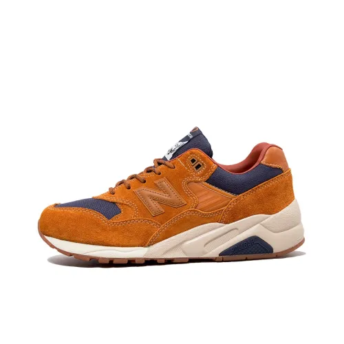 New Balance NB 580 Low Топ Беговые кроссовки Мужские Коричневый Желтый