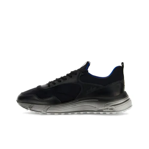 HOGAN Hyperlight Low Беговые кроссовки Мужские Черные