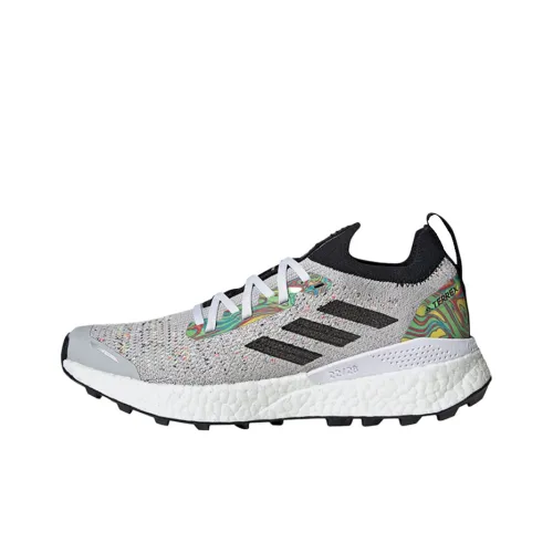 Adidas ULT Ultra PARLEY Устойчивые к истиранию амортизаторы Низкий топ Беговые кроссовки Женские Серый Черный