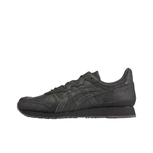 Onitsuka Tiger Ally DELUXE Устойчивые к истиранию Низкие Беговые кроссовки Унисекс Черные