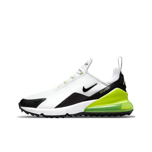 Nike Air Max 270 Low Топ Марафон Беговые кроссовки Унисекс Белый Черный Зеленый