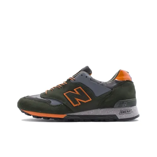 New Balance NB 577 Low Топ Беговые кроссовки Мужской Зеленый оранжевый СТВОРЕНО В Великобритании