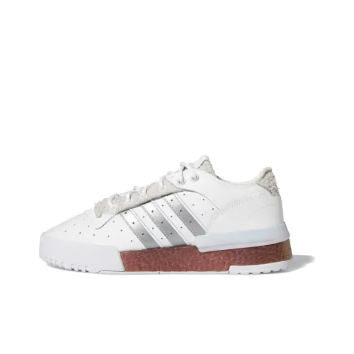 Adidas Originals Rivalry RM Low Slip Resistant Low Топ Скейтборд Кроссовки Унисекс Белый Серебряный Красный