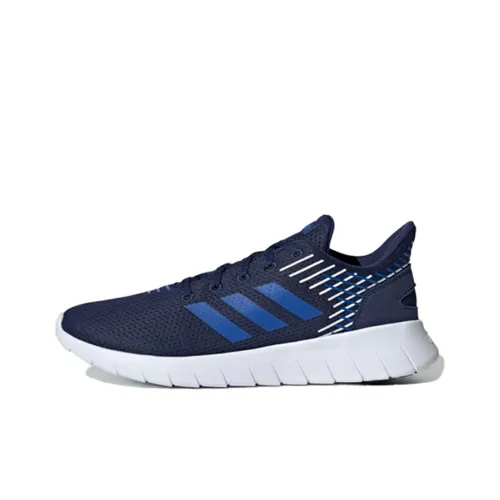 Adidas Asweerun Slip-resistant Abrasion-resistant Low Top Marathon Running Shoes Men's Blue White Adidas Asweerun Противоскользящие Износостойкие Низкие Кроссовки для Бега Marathon Мужские Синие Белые