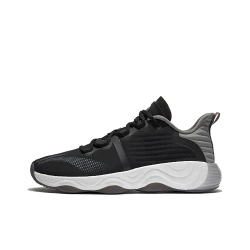 LINING Wujie 3 Амортизаторы Slip Устойчивый к истиранию Низкий Топ Повседневный Мужской Черный Серый