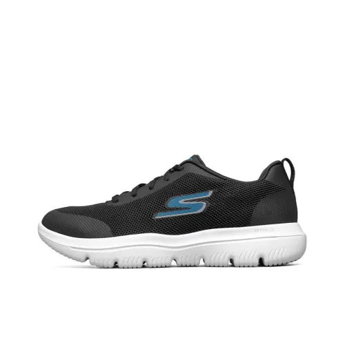 Skechers Go Walk Evolution Ultra Low Топ Повседневная обувь Мужская Черная Синяя