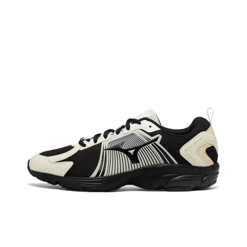 Mizuno Шорты Устойчивые к истиранию Дышащие Низкие Топы Повседневные Беговые кроссовки Унисекс Черно-белые