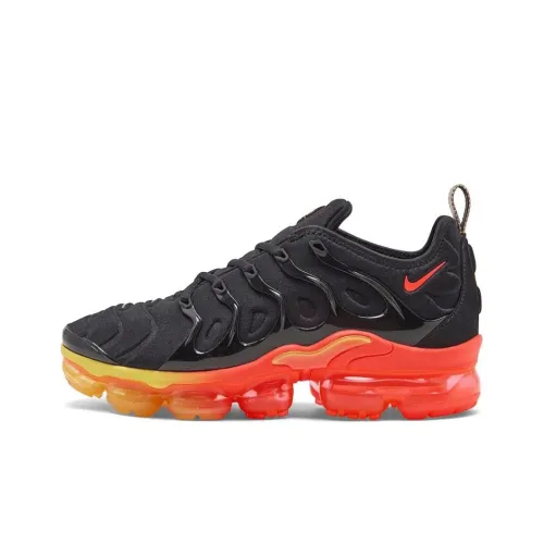 Nike Air Vapormax Plus Low Топ Беговые кроссовки Мужской Черный и оранжевый