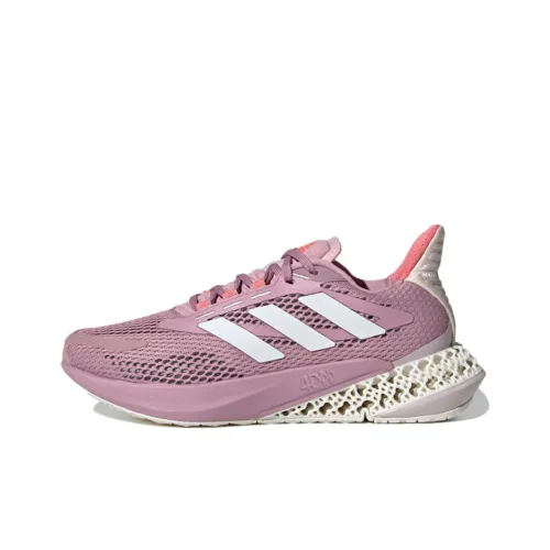 Adidas 4D FWD Pulse Шокабойеры Устойчивые к износу Низкий топ Беговые кроссовки Женские Лаванда